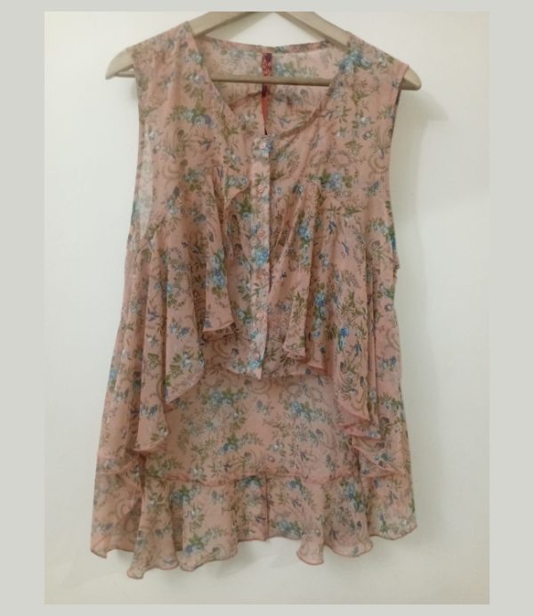 Blusa feminina aberta